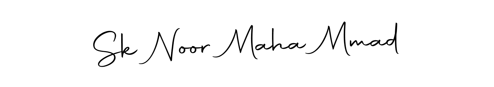 Design your own signature with our free online signature maker. With this signature software, you can create a handwritten (Autography-DOLnW) signature for name Sk Noor Maha Mmad. Sk Noor Maha Mmad signature style 10 images and pictures png
