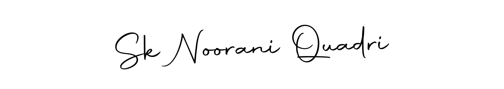 Design your own signature with our free online signature maker. With this signature software, you can create a handwritten (Autography-DOLnW) signature for name Sk Noorani Quadri. Sk Noorani Quadri signature style 10 images and pictures png