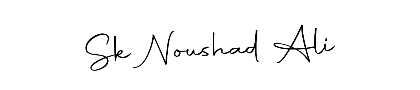 Make a beautiful signature design for name Sk Noushad Ali. With this signature (Autography-DOLnW) style, you can create a handwritten signature for free. Sk Noushad Ali signature style 10 images and pictures png