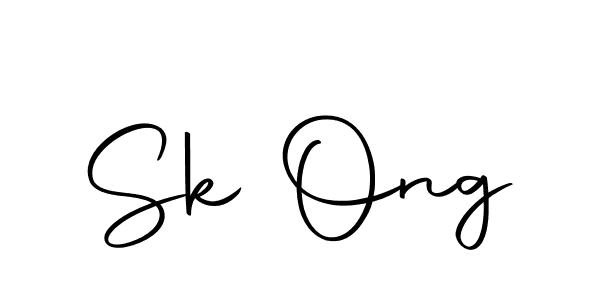 Sk Ong stylish signature style. Best Handwritten Sign (Autography-DOLnW) for my name. Handwritten Signature Collection Ideas for my name Sk Ong. Sk Ong signature style 10 images and pictures png