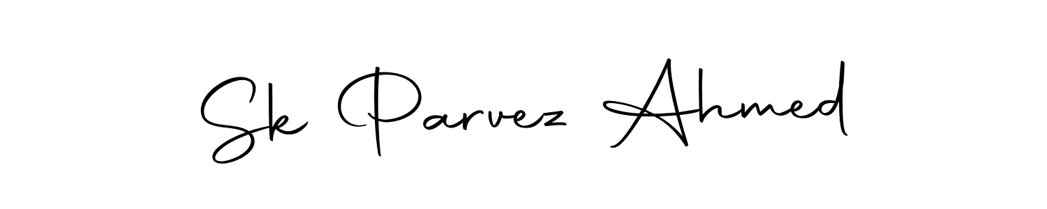 How to make Sk Parvez Ahmed signature? Autography-DOLnW is a professional autograph style. Create handwritten signature for Sk Parvez Ahmed name. Sk Parvez Ahmed signature style 10 images and pictures png