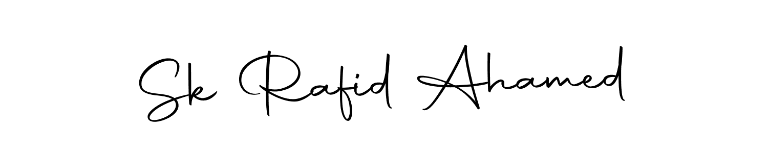 Make a beautiful signature design for name Sk Rafid Ahamed. With this signature (Autography-DOLnW) style, you can create a handwritten signature for free. Sk Rafid Ahamed signature style 10 images and pictures png