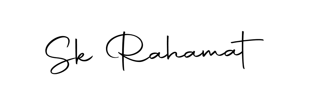 You can use this online signature creator to create a handwritten signature for the name Sk Rahamat. This is the best online autograph maker. Sk Rahamat signature style 10 images and pictures png