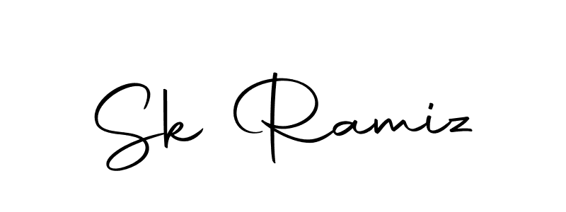 Sk Ramiz stylish signature style. Best Handwritten Sign (Autography-DOLnW) for my name. Handwritten Signature Collection Ideas for my name Sk Ramiz. Sk Ramiz signature style 10 images and pictures png