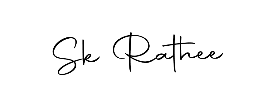 if you are searching for the best signature style for your name Sk Rathee. so please give up your signature search. here we have designed multiple signature styles  using Autography-DOLnW. Sk Rathee signature style 10 images and pictures png