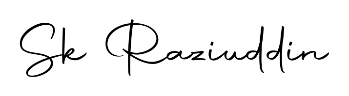 An effortless, minimalist signature concept for Sk Raziuddin using Autography-DOLnW design. Clean lines that look great on any document. Sk Raziuddin signature style 10 images and pictures png