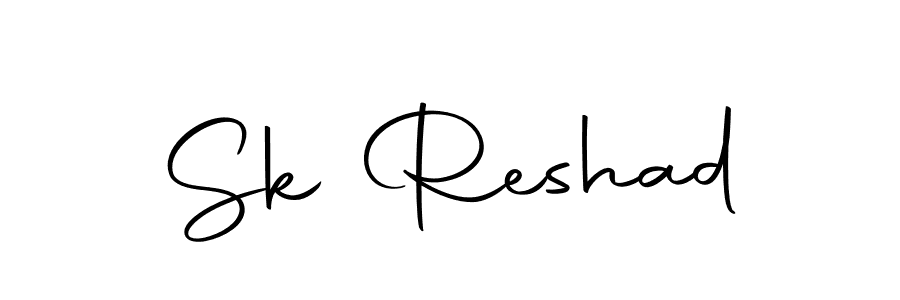 The best way (Autography-DOLnW) to make a short signature is to pick only two or three words in your name. The name Sk Reshad include a total of six letters. For converting this name. Sk Reshad signature style 10 images and pictures png