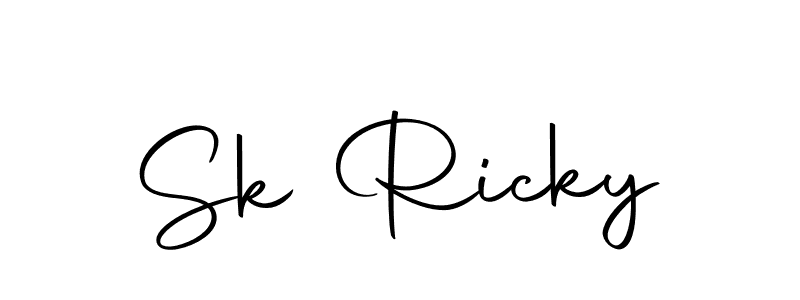 You can use this online signature creator to create a handwritten signature for the name Sk Ricky. This is the best online autograph maker. Sk Ricky signature style 10 images and pictures png