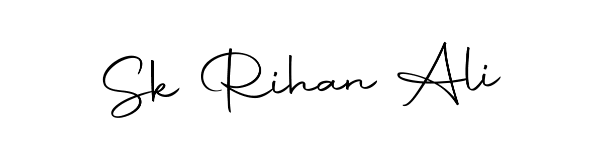 Design your own signature with our free online signature maker. With this signature software, you can create a handwritten (Autography-DOLnW) signature for name Sk Rihan Ali. Sk Rihan Ali signature style 10 images and pictures png