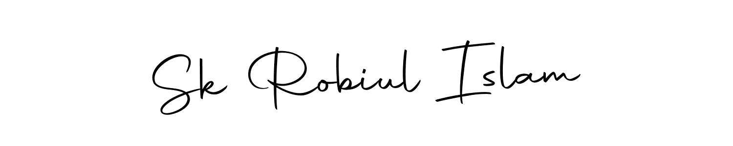 Use a signature maker to create a handwritten signature online. With this signature software, you can design (Autography-DOLnW) your own signature for name Sk Robiul Islam. Sk Robiul Islam signature style 10 images and pictures png