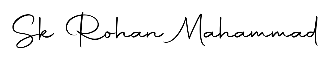 Style your name Sk Rohan Mahammad with confidence using Autography-DOLnW signature design. Simple, elegant, and ready for immediate document use. Sk Rohan Mahammad signature style 10 images and pictures png