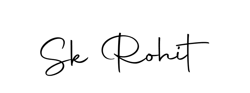 Design your own signature with our free online signature maker. With this signature software, you can create a handwritten (Autography-DOLnW) signature for name Sk Rohit. Sk Rohit signature style 10 images and pictures png