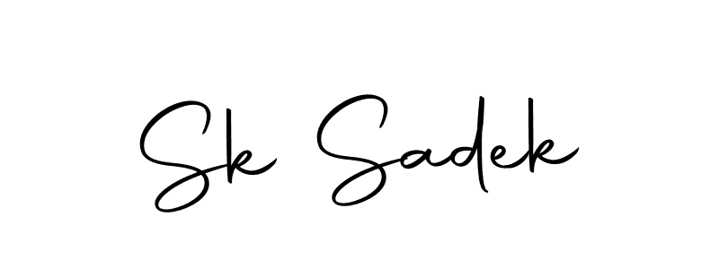 This is the best signature style for the Sk Sadek name. Also you like these signature font (Autography-DOLnW). Mix name signature. Sk Sadek signature style 10 images and pictures png