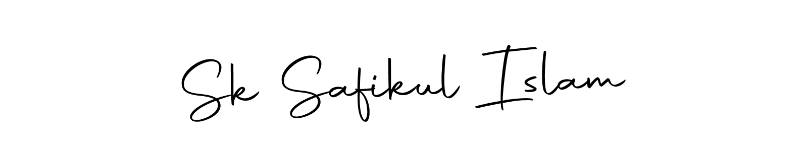 Create a beautiful signature design for name Sk Safikul Islam. With this signature (Autography-DOLnW) fonts, you can make a handwritten signature for free. Sk Safikul Islam signature style 10 images and pictures png