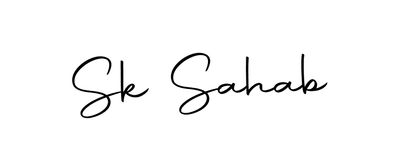 Similarly Autography-DOLnW is the best handwritten signature design. Signature creator online .You can use it as an online autograph creator for name Sk Sahab. Sk Sahab signature style 10 images and pictures png