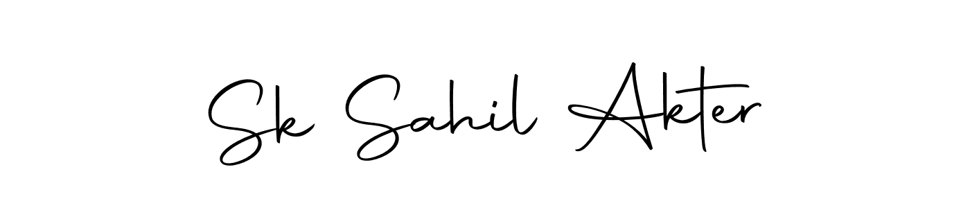 Make a short Sk Sahil Akter signature style. Manage your documents anywhere anytime using Autography-DOLnW. Create and add eSignatures, submit forms, share and send files easily. Sk Sahil Akter signature style 10 images and pictures png