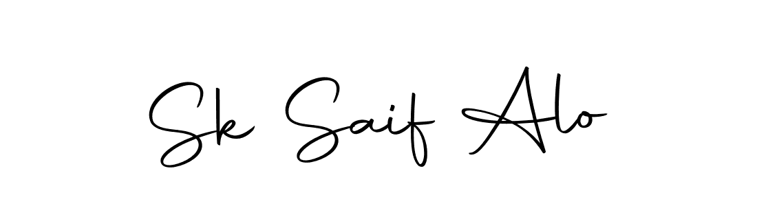 Design your own signature with our free online signature maker. With this signature software, you can create a handwritten (Autography-DOLnW) signature for name Sk Saif Alo. Sk Saif Alo signature style 10 images and pictures png