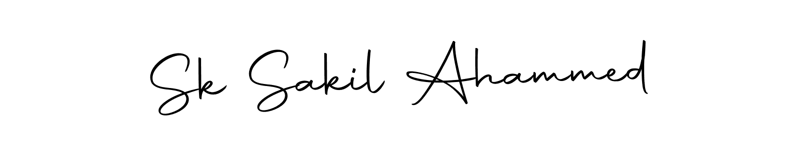 Sk Sakil Ahammed stylish signature style. Best Handwritten Sign (Autography-DOLnW) for my name. Handwritten Signature Collection Ideas for my name Sk Sakil Ahammed. Sk Sakil Ahammed signature style 10 images and pictures png