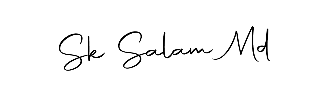 Use a signature maker to create a handwritten signature online. With this signature software, you can design (Autography-DOLnW) your own signature for name Sk Salam Md. Sk Salam Md signature style 10 images and pictures png