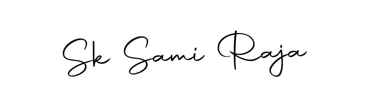 Create a beautiful signature design for name Sk Sami Raja. With this signature (Autography-DOLnW) fonts, you can make a handwritten signature for free. Sk Sami Raja signature style 10 images and pictures png