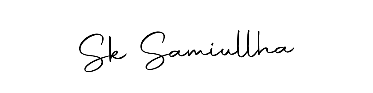 Make a beautiful signature design for name Sk Samiullha. With this signature (Autography-DOLnW) style, you can create a handwritten signature for free. Sk Samiullha signature style 10 images and pictures png