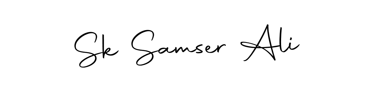 This is the best signature style for the Sk Samser Ali name. Also you like these signature font (Autography-DOLnW). Mix name signature. Sk Samser Ali signature style 10 images and pictures png