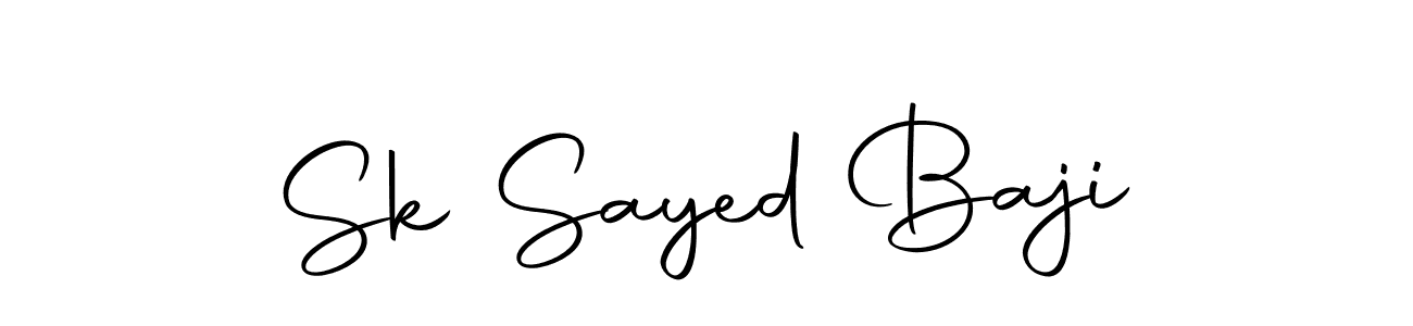 Design your own signature with our free online signature maker. With this signature software, you can create a handwritten (Autography-DOLnW) signature for name Sk Sayed Baji. Sk Sayed Baji signature style 10 images and pictures png