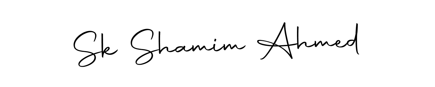 Use a signature maker to create a handwritten signature online. With this signature software, you can design (Autography-DOLnW) your own signature for name Sk Shamim Ahmed. Sk Shamim Ahmed signature style 10 images and pictures png