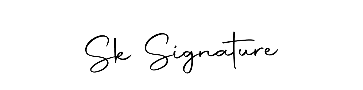 Design your own signature with our free online signature maker. With this signature software, you can create a handwritten (Autography-DOLnW) signature for name Sk Signature. Sk Signature signature style 10 images and pictures png
