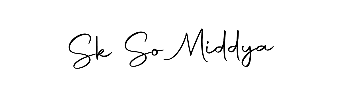 Make a beautiful signature design for name Sk So Middya. With this signature (Autography-DOLnW) style, you can create a handwritten signature for free. Sk So Middya signature style 10 images and pictures png