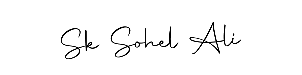 Also we have Sk Sohel Ali name is the best signature style. Create professional handwritten signature collection using Autography-DOLnW autograph style. Sk Sohel Ali signature style 10 images and pictures png