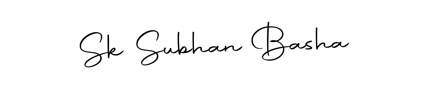 Create a beautiful signature design for name Sk Subhan Basha. With this signature (Autography-DOLnW) fonts, you can make a handwritten signature for free. Sk Subhan Basha signature style 10 images and pictures png