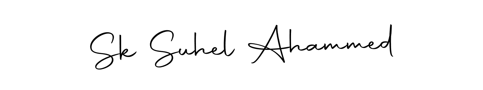 Sk Suhel Ahammed stylish signature style. Best Handwritten Sign (Autography-DOLnW) for my name. Handwritten Signature Collection Ideas for my name Sk Suhel Ahammed. Sk Suhel Ahammed signature style 10 images and pictures png