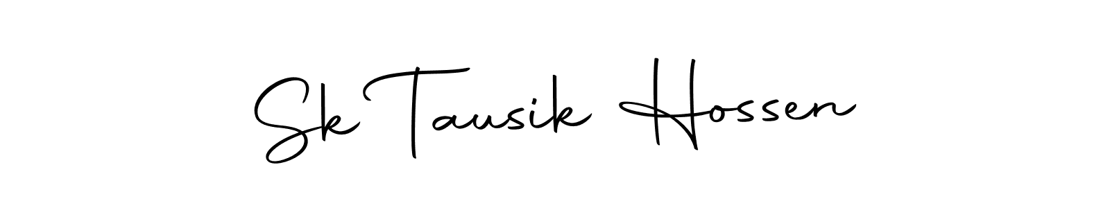 You can use this online signature creator to create a handwritten signature for the name Sk Tausik Hossen. This is the best online autograph maker. Sk Tausik Hossen signature style 10 images and pictures png