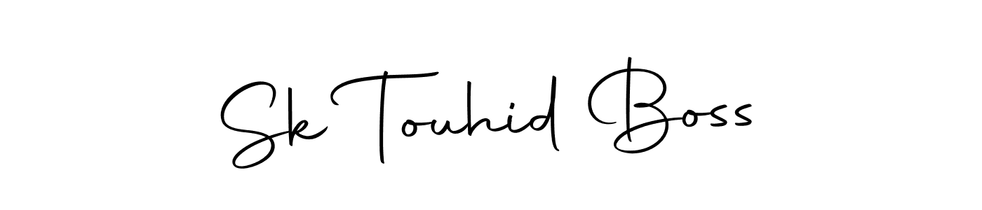 Sk Touhid Boss stylish signature style. Best Handwritten Sign (Autography-DOLnW) for my name. Handwritten Signature Collection Ideas for my name Sk Touhid Boss. Sk Touhid Boss signature style 10 images and pictures png