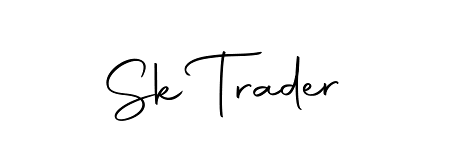 if you are searching for the best signature style for your name Sk Trader. so please give up your signature search. here we have designed multiple signature styles  using Autography-DOLnW. Sk Trader signature style 10 images and pictures png