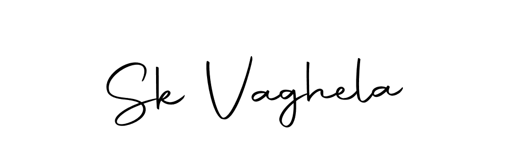 Create a beautiful signature design for name Sk Vaghela. With this signature (Autography-DOLnW) fonts, you can make a handwritten signature for free. Sk Vaghela signature style 10 images and pictures png