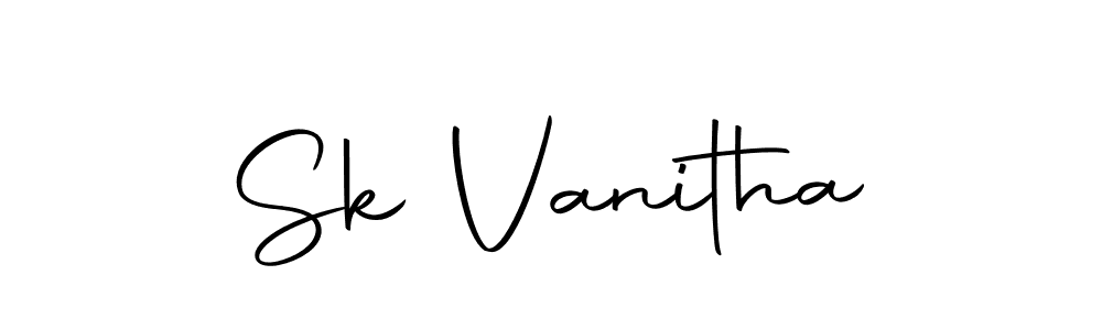 Make a beautiful signature design for name Sk Vanitha. With this signature (Autography-DOLnW) style, you can create a handwritten signature for free. Sk Vanitha signature style 10 images and pictures png