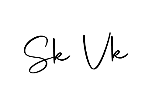 How to Draw Sk Vk signature style? Autography-DOLnW is a latest design signature styles for name Sk Vk. Sk Vk signature style 10 images and pictures png