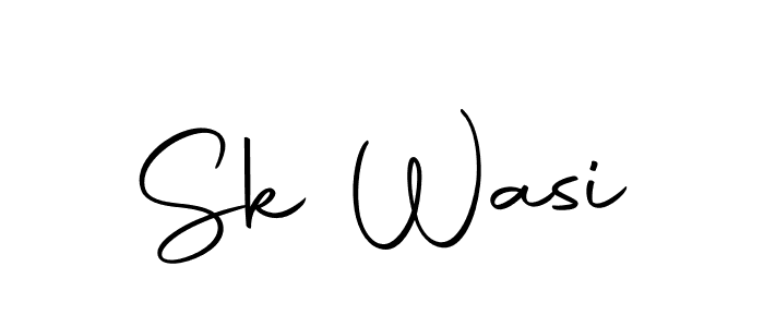 Make a beautiful signature design for name Sk Wasi. Use this online signature maker to create a handwritten signature for free. Sk Wasi signature style 10 images and pictures png