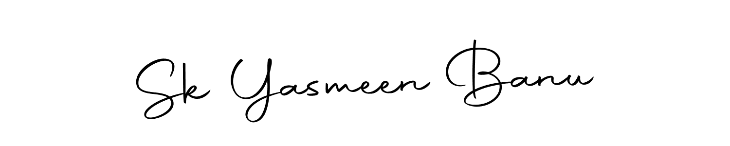 Autography-DOLnW is a professional signature style that is perfect for those who want to add a touch of class to their signature. It is also a great choice for those who want to make their signature more unique. Get Sk Yasmeen Banu name to fancy signature for free. Sk Yasmeen Banu signature style 10 images and pictures png