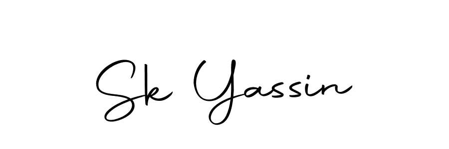 Make a beautiful signature design for name Sk Yassin. With this signature (Autography-DOLnW) style, you can create a handwritten signature for free. Sk Yassin signature style 10 images and pictures png