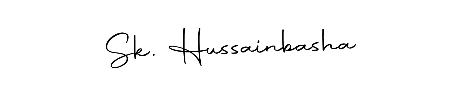 Also we have Sk. Hussainbasha name is the best signature style. Create professional handwritten signature collection using Autography-DOLnW autograph style. Sk. Hussainbasha signature style 10 images and pictures png