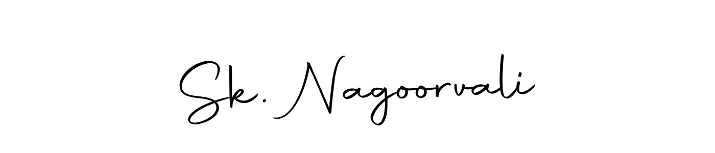 Make a beautiful signature design for name Sk. Nagoorvali. With this signature (Autography-DOLnW) style, you can create a handwritten signature for free. Sk. Nagoorvali signature style 10 images and pictures png