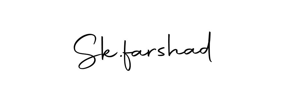 Sk.farshad stylish signature style. Best Handwritten Sign (Autography-DOLnW) for my name. Handwritten Signature Collection Ideas for my name Sk.farshad. Sk.farshad signature style 10 images and pictures png