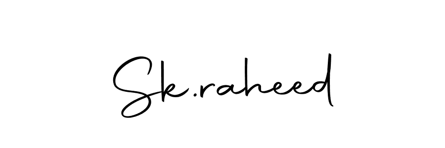 Use a signature maker to create a handwritten signature online. With this signature software, you can design (Autography-DOLnW) your own signature for name Sk.raheed. Sk.raheed signature style 10 images and pictures png