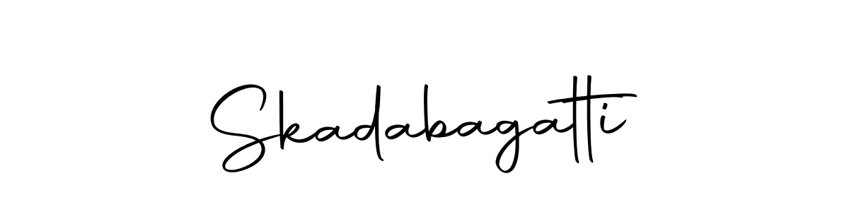 You should practise on your own different ways (Autography-DOLnW) to write your name (Skadabagatti) in signature. don't let someone else do it for you. Skadabagatti signature style 10 images and pictures png