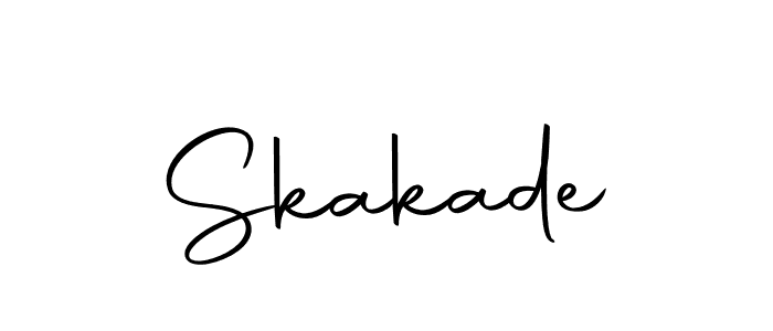 Here are the top 10 professional signature styles for the name Skakade. These are the best autograph styles you can use for your name. Skakade signature style 10 images and pictures png