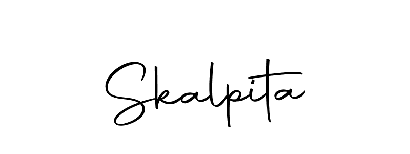 if you are searching for the best signature style for your name Skalpita. so please give up your signature search. here we have designed multiple signature styles  using Autography-DOLnW. Skalpita signature style 10 images and pictures png