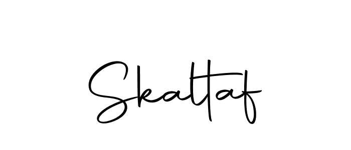 Make a beautiful signature design for name Skaltaf. With this signature (Autography-DOLnW) style, you can create a handwritten signature for free. Skaltaf signature style 10 images and pictures png